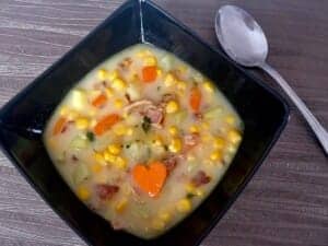 Szybkie danie z kukurydzą