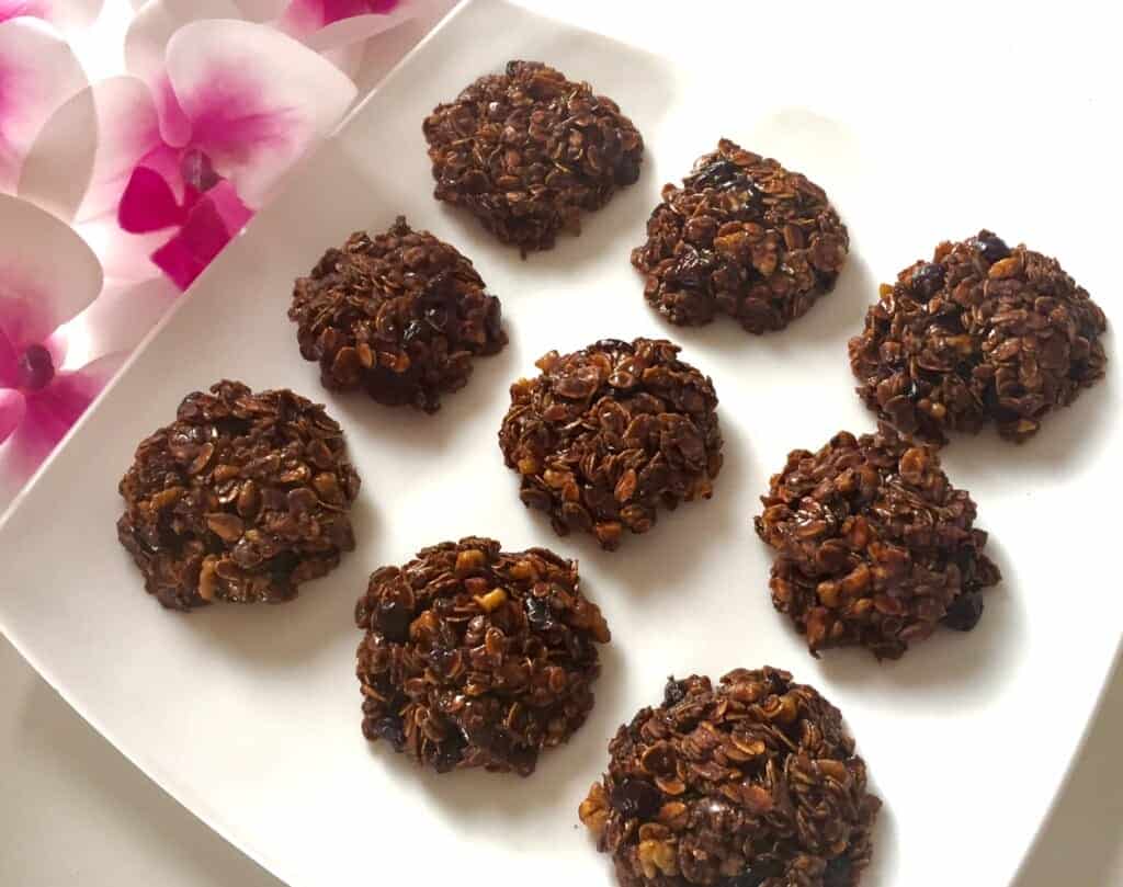 Ciasteczka owsiane- bez pieczenia!