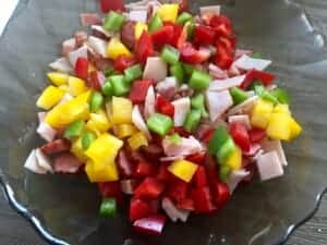 Farsz do pizzy pokrojony w kostkę