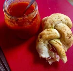 Zaplatana pizza warkocz