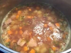 Produkty na zupę kukurydzianą