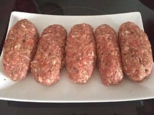 Mielone mięso zawijane jak zrazy