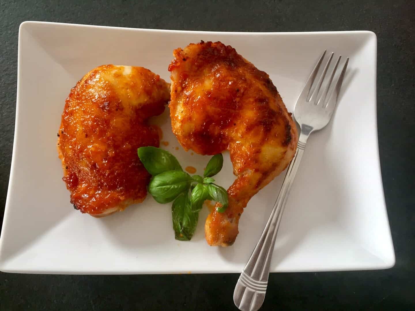 Kurczak pieczony w ketchupowo-majonezowej marynacie - FullSizeRender4 10