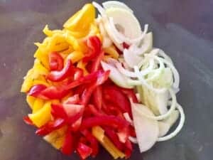 Warzywa do sałatki na obiad