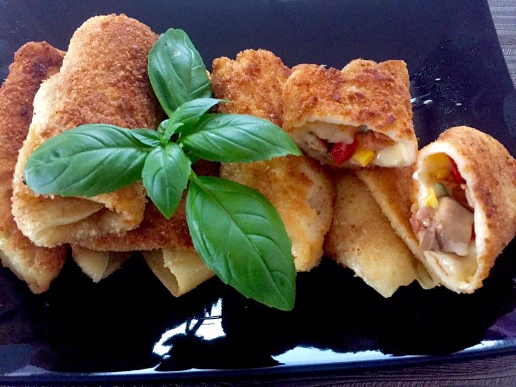 Krokiety z kolorowym farszem