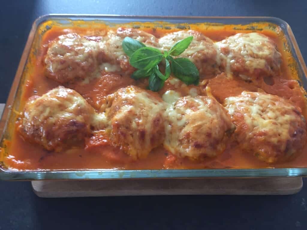 Pożywny obiad z makaronem