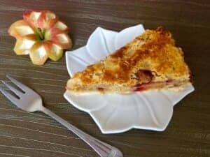 Ciasto sypane z owocami