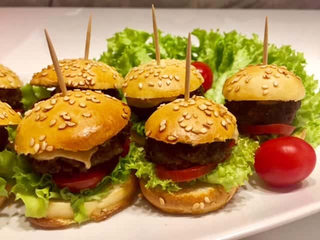 Mini hamburgery