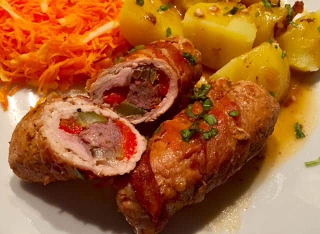 Wiejskie roladki schabowe