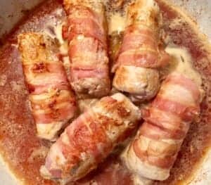 Roladki duszone w sosie