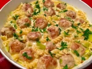 Serowy garnek z klopsikami - szybkie i pyszne danie jednogarnkowe - FullSizeRender 1