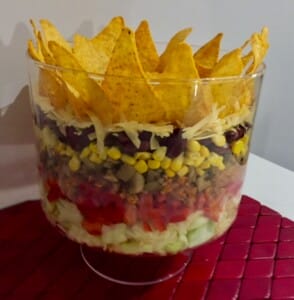 Sałatka meksykańska - warstwowa