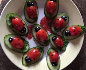 Przyjęcie dla dzieci! Pomysły na smaczne i kolorowe dania oraz przekąski :) - biedronki e1515587724715