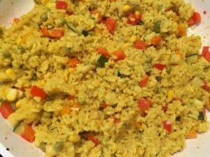 Ziołowe risotto z warzywami