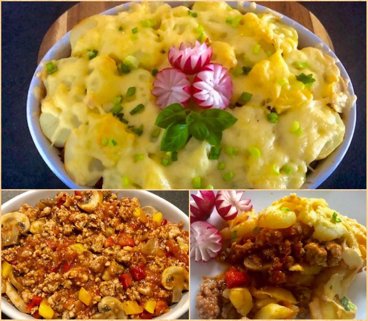 zapiekanka ziemniaczana z mięsem mielonym