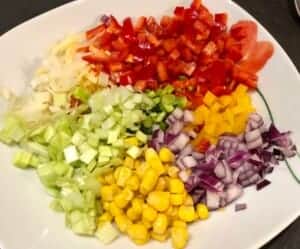 składniki do jednogarnkowych klopsików