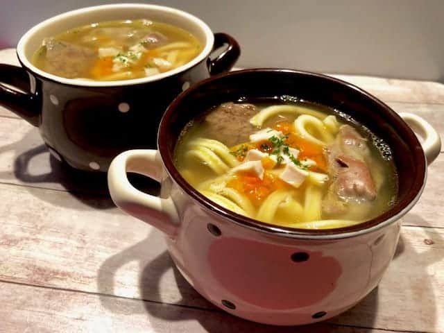 Wiejski rosół na żołądkach i wołowinie - IMG 2641