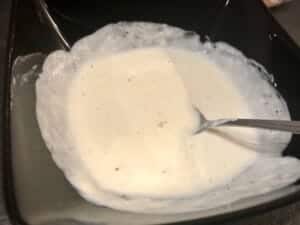 sos chrzanowy do jajek zawijanych w szynce