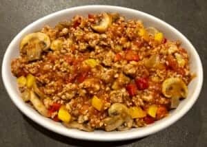 zapiekanka z mięsem mielonym