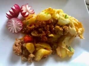 Zapiekanka ziemniaczana z mięsem mielonym