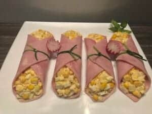 Sałatka porowa w szynce - IMG 4026