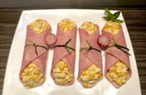 Sałatka porowa w szynce - IMG 4027