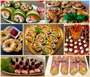 Różnorodne koreczki i przekąski idealne na imprezy i spotkania