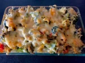 zapiekanka z tortellini z sosem beszamelowym