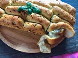 Odrywany chlebek pizza - IMG 5930