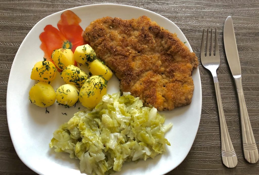 Kotlety schabowe z musztardą i majonezem