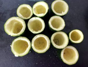 Cukinia faszerowana kaszą jaglaną i mięsem mielonym - C2E55048 11BB 4BA2 99DB 042504112DF6