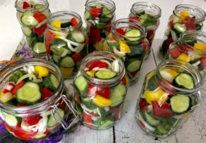 Koreczki z ogórków w zalewie - przetwory na zimę - 7E5A3B97 BAA0 4D0D A16A DA37D813D459