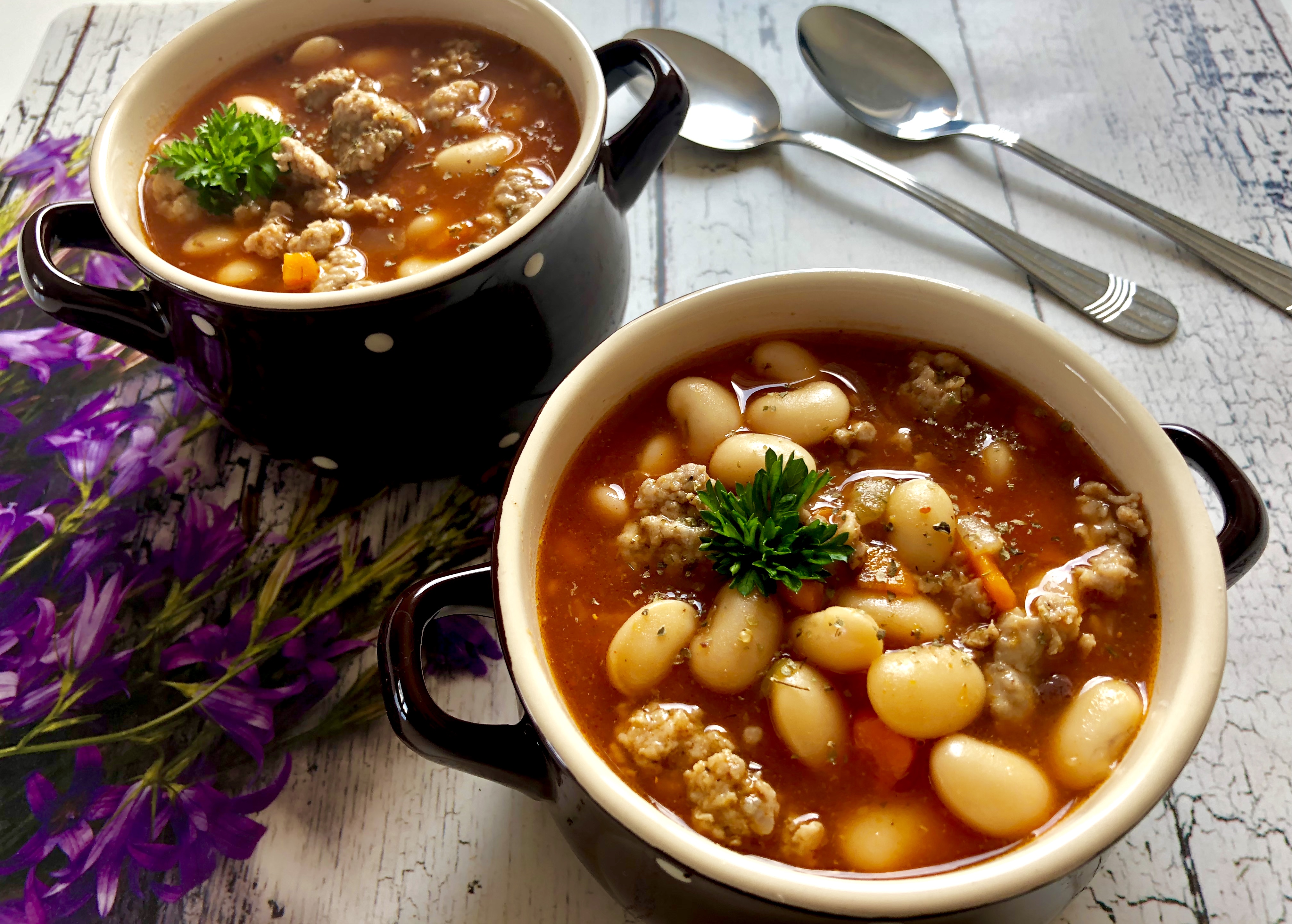 Kociołek pomidorowy z fasolką i mięsem mielonym - 24C730E5 3415 4BA7 BEBD B4BF5EBE1811