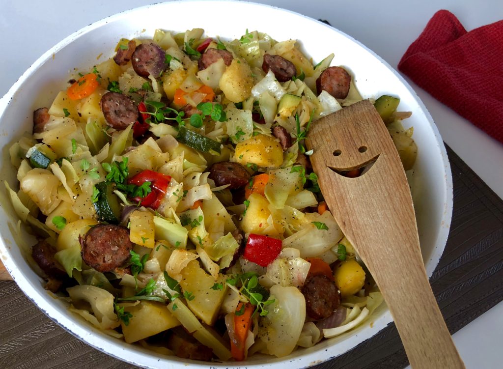 Letnia patelnia – szybkie danie jednogarnkowe!