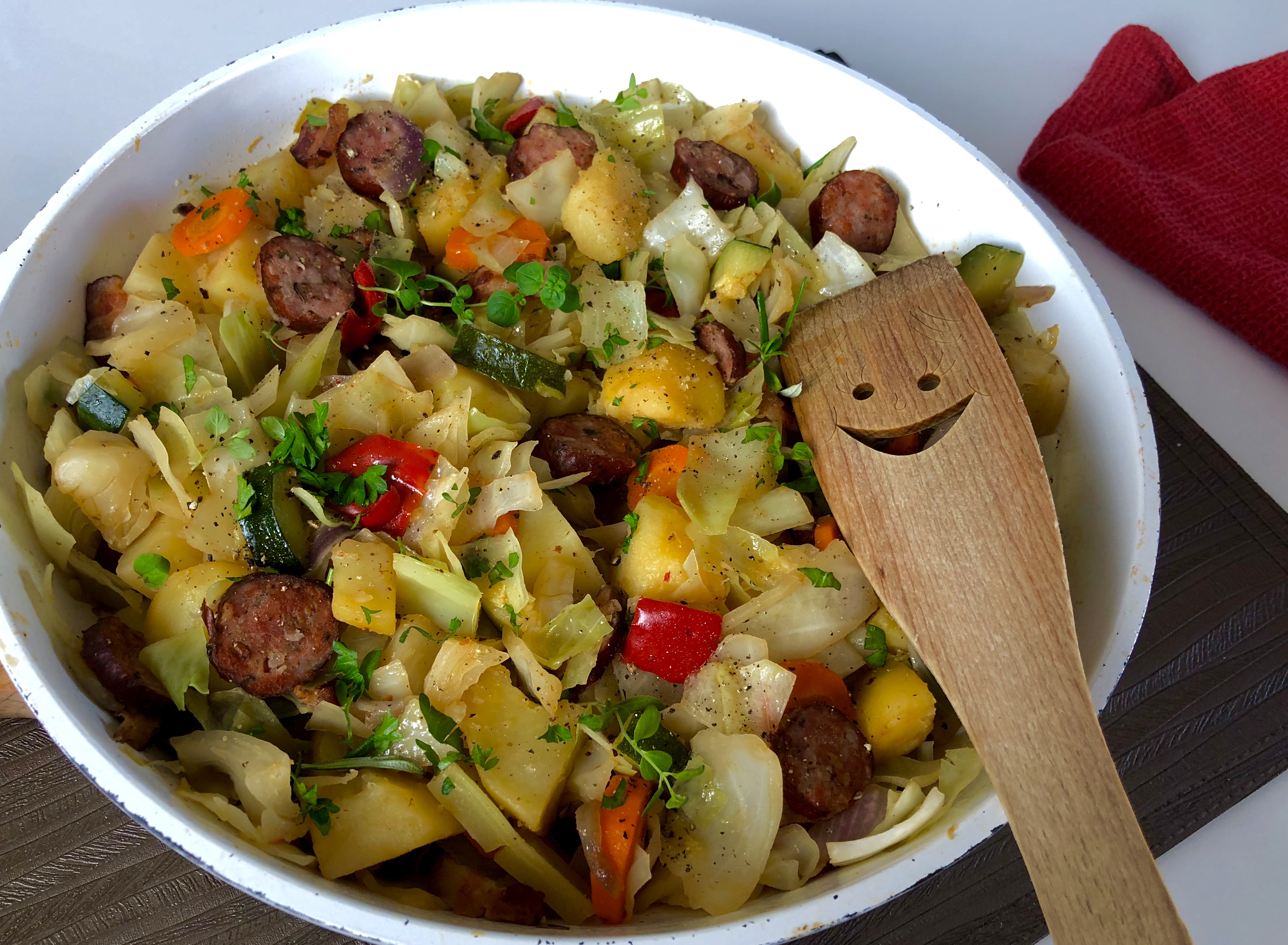 Letnia patelnia - szybkie danie jednogarnkowe! - E2BF42AA 48D3 43DD A08A 820F228AFCA6