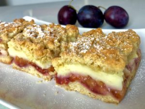 Kruche ciasto ze śliwkami i masą budyniową - F00E4394 A1E4 4D1B 84D5 D06C16F5EBEA