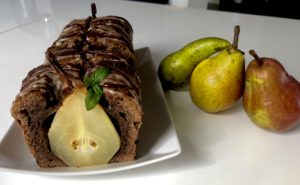 Ciasto czekoladowe z gruszkami - F86F8510 0A19 4E35 AA05 13920A1F671F