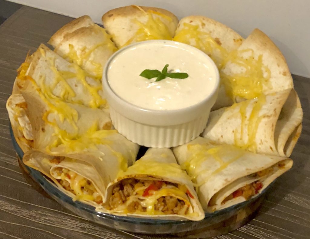 Imprezowa przekąska z tortilli