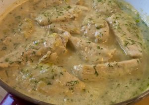 Fileciki z kurczaka w kremowym sosie porowo-koperkowym - F5837604 B786 4763 9160 544D4858CC50