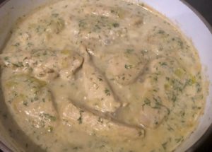 Piersi z kurczaka w sosie śmietanowo-porowym - FB3A9100 8007 45E7 A626 5A14E4759F93