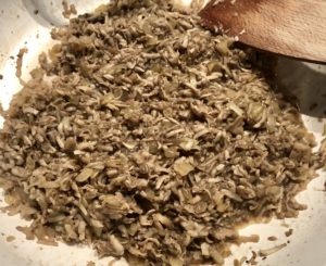 Farsz pieczarkowy do rolady serowej z kurczakiem