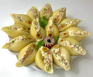 Muszle makaronowe nadziewane serkiem