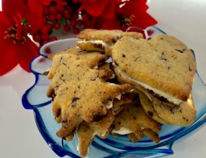 czekoladowo pomarańczowe ciasteczka z kremem