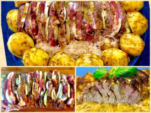 Schab faszerowany pieczony z kapustą i ziemniaczkami - 4CA17325 195C 4C3D 8161 B9A65A648ACD