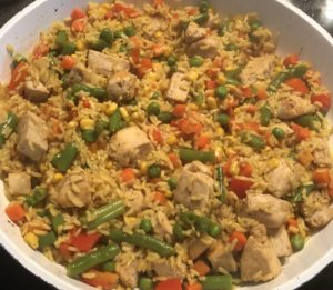 pyszny obiad w 30 minut z indyka i ryżu