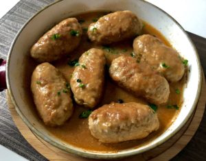 Roladki faszerowane z mięsa mielonego