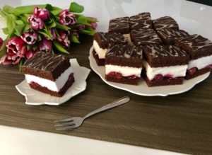 ciasto czekoladowe z wiśniami