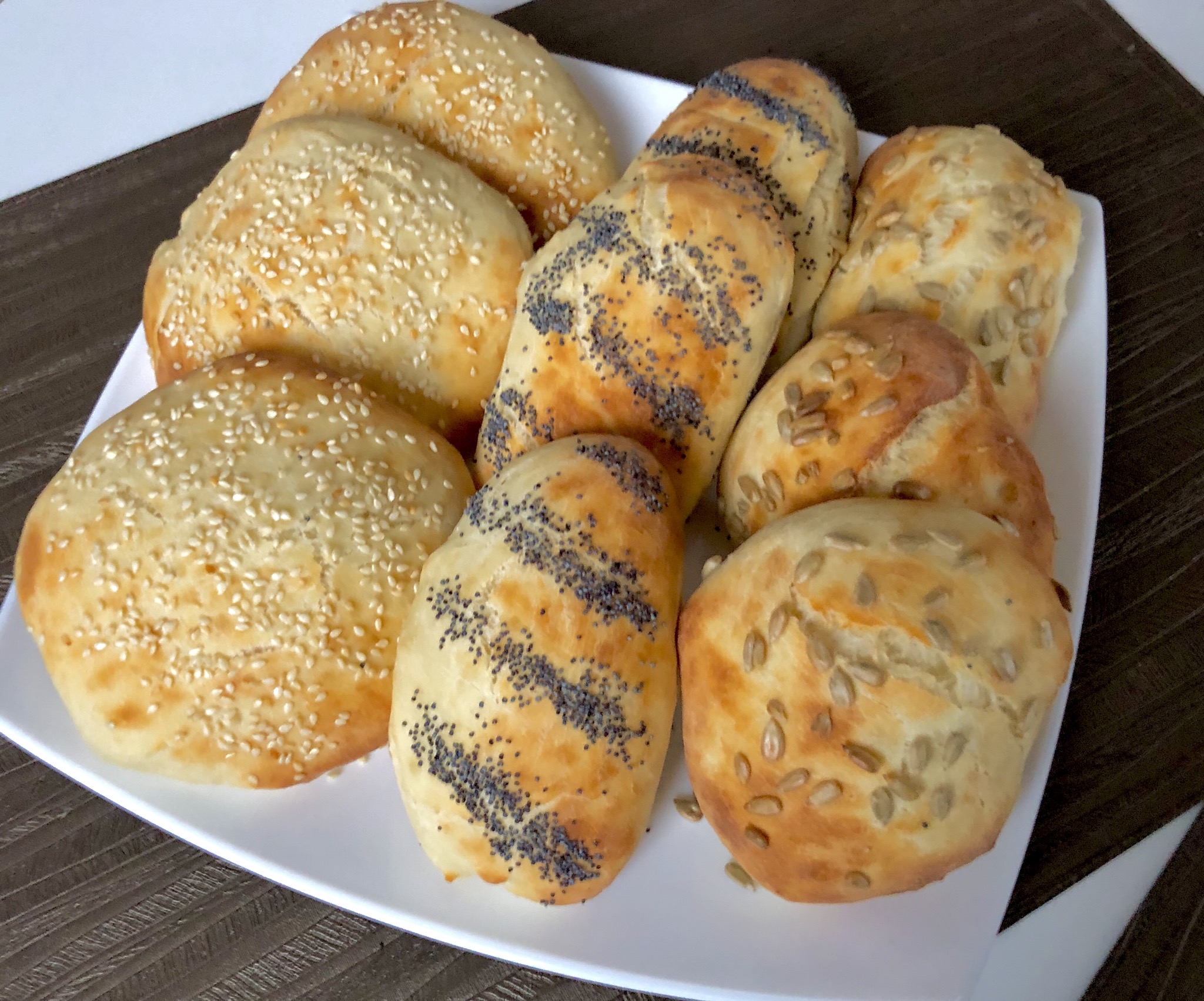 bułeczki pszenne na jogurcie