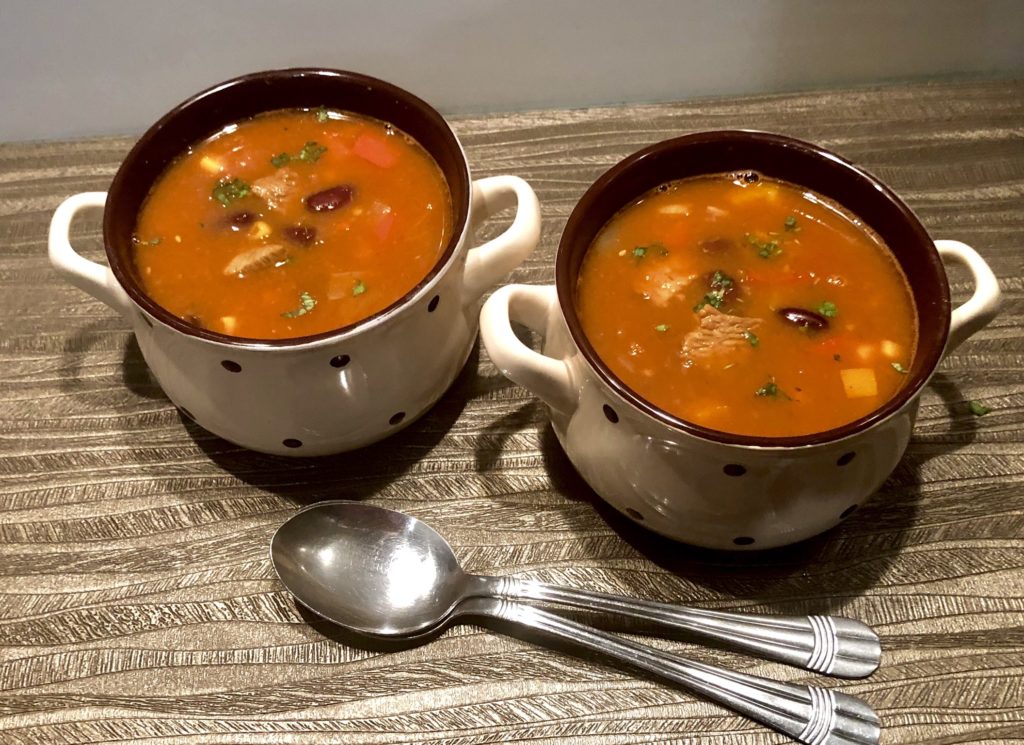 Zupa meksykańska z indykiem