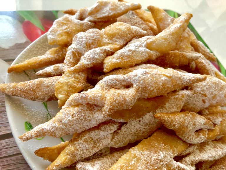 przepis na faworki z mascarpone